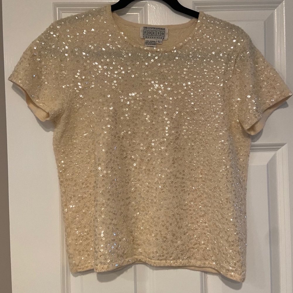 Sacks Fifth Ave folio collection 100% cashmere